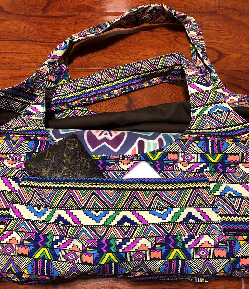 あおぞら(AOZORA) Aozora Yoga Mat Bag Large Yoga Mat Tote Sling Carrier with Pockets Fits Mats with Multi-Functional Storage Pockets Light and Durable (Zuma) - Image 4